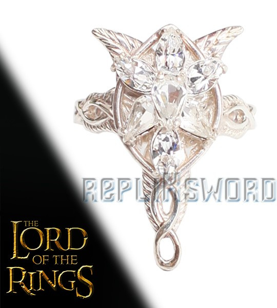 Le Seigneur des Anneaux Bijou de Arwen, Bague Etoile du Soir, NN1370 Repliksword