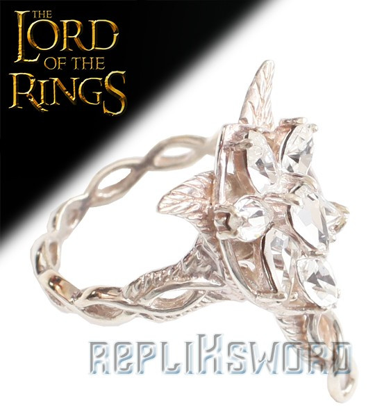 Le Seigneur des Anneaux Bijou de Arwen, Bague Etoile du Soir, NN1370 Repliksword