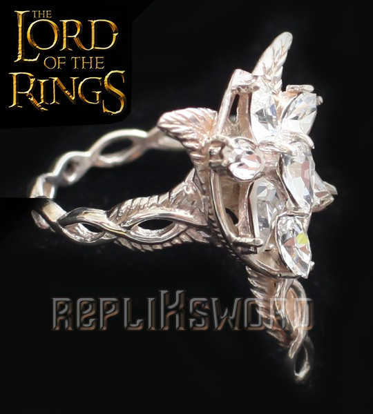 Le Seigneur des Anneaux Bijou de Arwen, Bague Etoile du Soir, NN1370 Repliksword