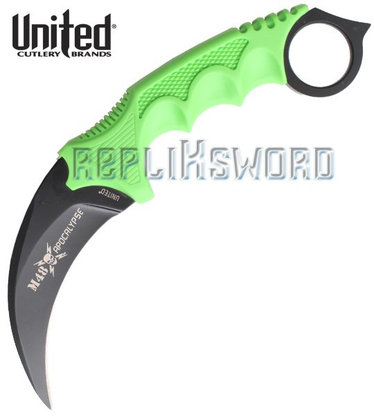 Machette de survie Colombian United Cutlery avec étui en nylon