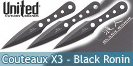 Couteau de Lancer X3 - Black Ronin - United Cutlery