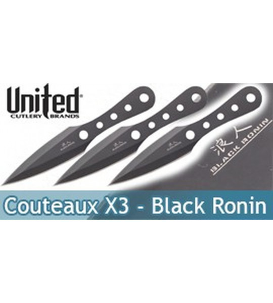 Couteau de Lancer X3 - Black Ronin - United Cutlery