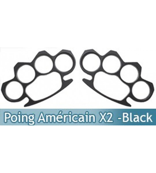 Poing Américain x2 - Black
