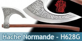 Hache Normand H628G - Hache Médievale - Denix