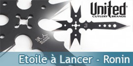 Etoile a Lancer Shuriken Ronin Ninja UC2958 United Cutlery Mini Hachette