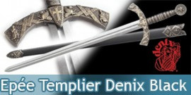 Epée Templier Black Edition - Denix - E4163N