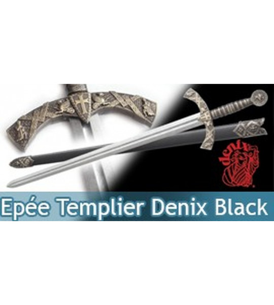 Epée Templier Black Edition - Denix - E4163N