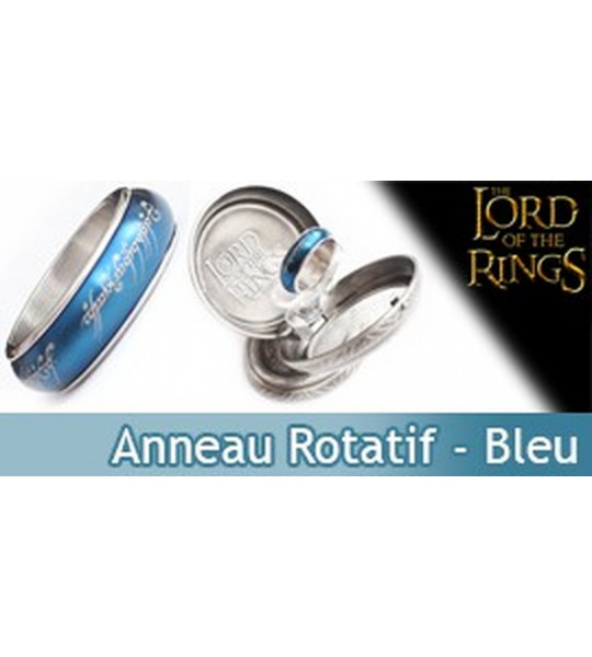 Le Seigneur des Anneaux - Anneau Unique Rotatif Bleu