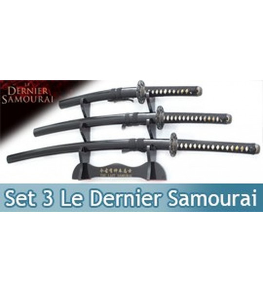 Set 3 Katanas - Le Dernier Samourai
