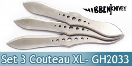 Set 3 Couteaux de Lancer XL - Gil Hibben - GH2033