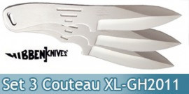 Set 3 Couteaux de Lancer XL - Gil Hibben - GH2011