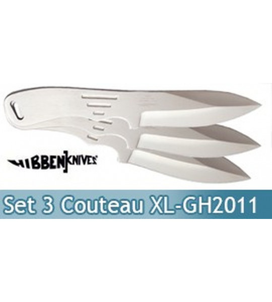 Set 3 Couteaux de Lancer XL - Gil Hibben - GH2011