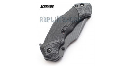 Couteau Schrade SCHA4B - Black Edition