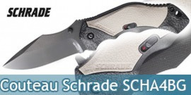 Couteau Schrade SCHA4BG - Grey Edition