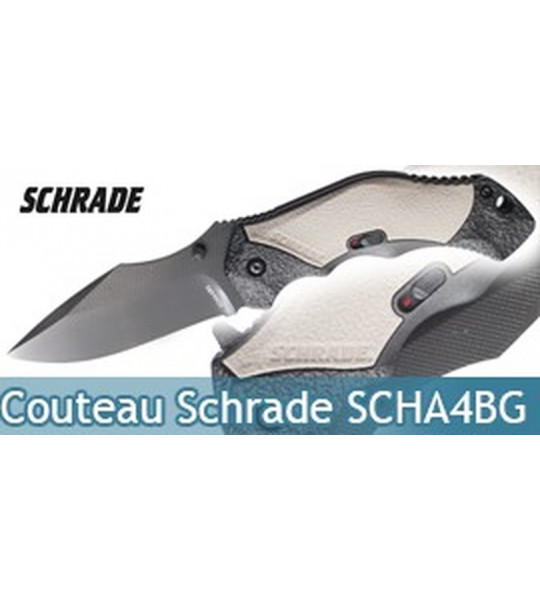 Couteau Schrade SCHA4BG - Grey Edition