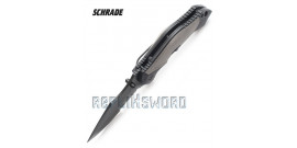 Couteau Schrade SCHA4BGS Dentelé - Grey Edition