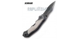 Couteau Schrade SCHA4BGS Dentelé - Grey Edition