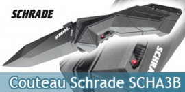 Couteau Schrade Black SCHA3B - Black Edition