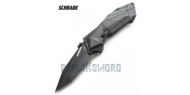 Couteau Schrade Black SCHA3B - Black Edition