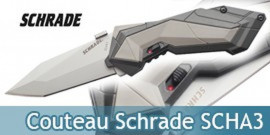 Couteau Schrade Grey SCHA3 - Grey Edition