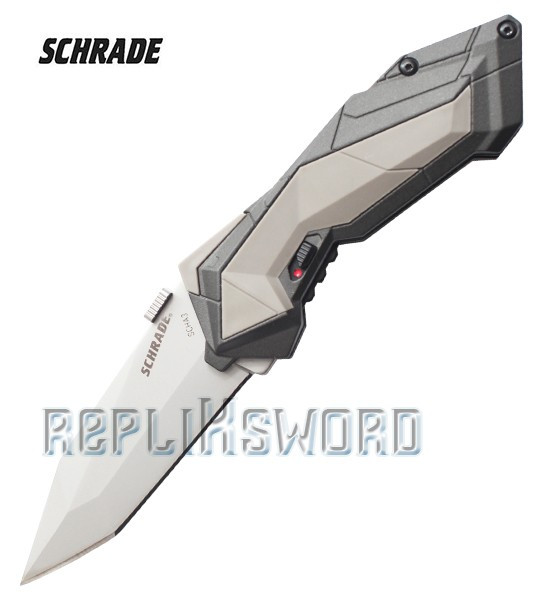 Couteau Schrade Grey SCHA3 - Grey Edition