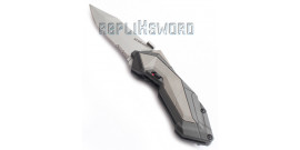 Couteau Schrade Grey SCHA3S - Dentelé Grey Edition