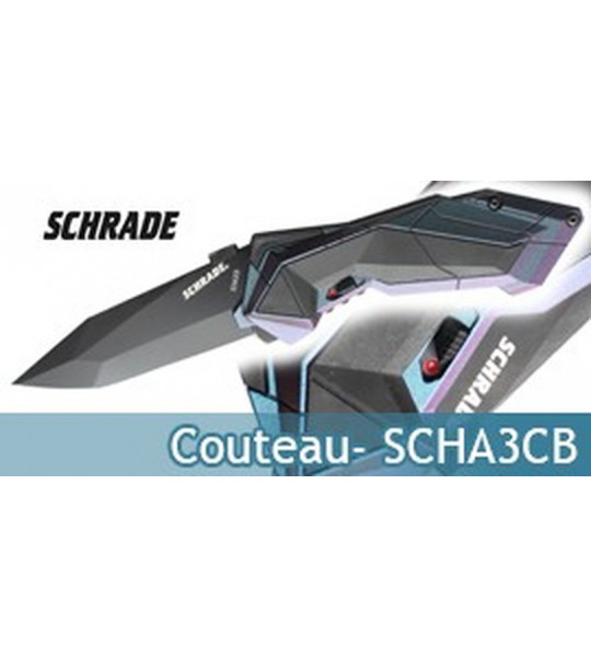 Couteau Schrade - SCHA3CB - Blue Edition