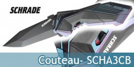 Couteau Schrade - SCHA3CB - Blue Edition