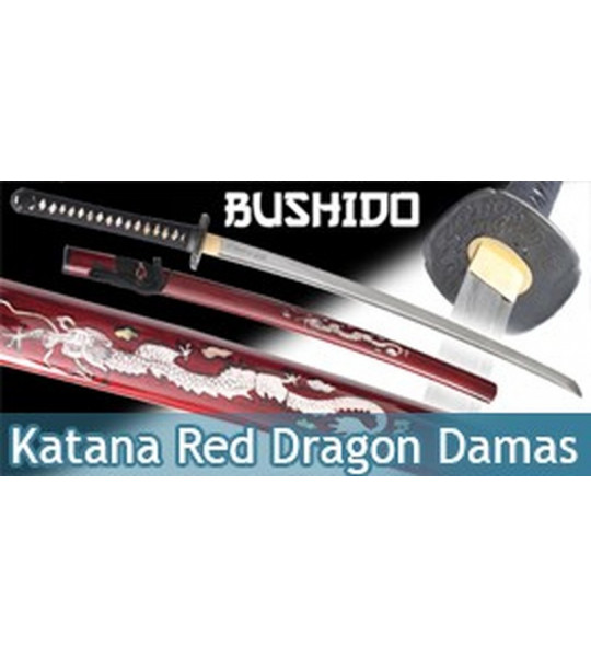 Bushido - Katana Red Dragon - Damas