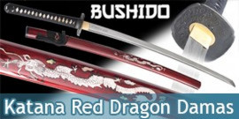 Bushido - Katana Red Dragon - Damas