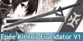 Sword Art Online Epée Kirito's Elucidator V1