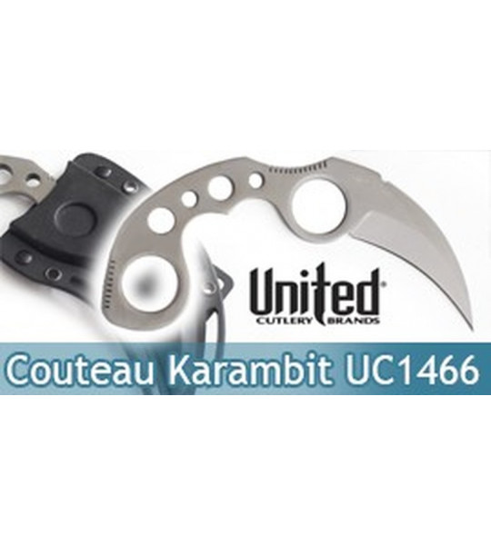 Undercover Couteau Karambit Silver United Cutlery UC1466