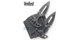 Undercover Couteau Tactical X2 Push Dagger Black UC1487B