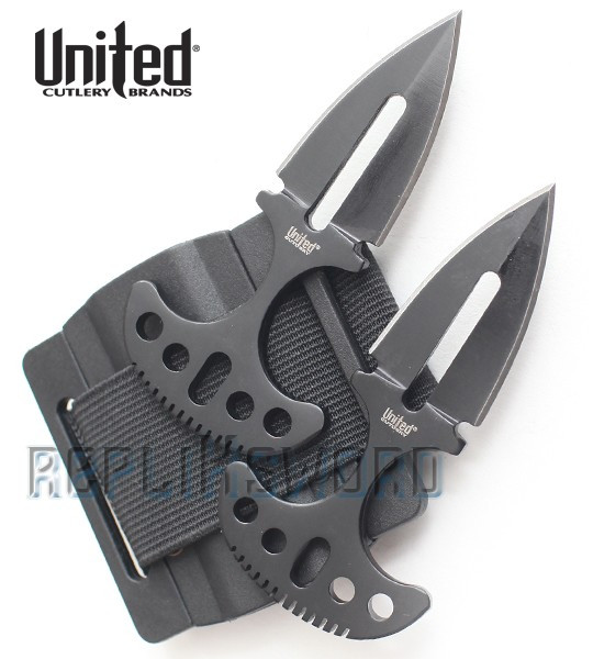 Undercover Couteau Tactical X2 Push Dagger Black UC1487B