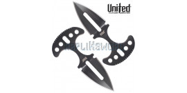 Undercover Couteau Tactical X2 Push Dagger Black UC1487B