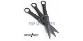 Set 3 Kunais Black - Perfect Point Couteau RC-086-3