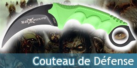 Couteaux de Défense Zombie, Couteaux Tactiques, Couteaux de Poches Zombies - Repliksword