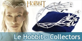 Le Hobbit Produits Dérivés, Objets de Collections Le Hobbit, Couronne Galadriel, Couronne Roi Elessar Aragorn - Repliksword