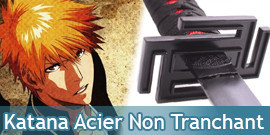 Bleach Katana Acier Non Tranchant