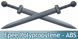 Katana en Polypropylene, Sabre d'Entrainement, Epee Plastique Compacte