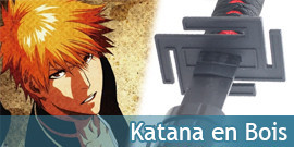 Bleach Katana Bois, Ichigo Sabre en Bois Pas Cher- Repliksword