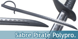 Achat Sabre Pirate en Plastique Pas Cher, Epee ABS - Repliksword