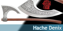 Denix Hache et Hachette Reproduction de Qualité - Repliksword