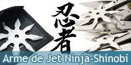 Arme de Jet de Ninja, Etoiles a Lancer de Shinobi, Kunais Ninjas - Repliksword