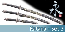 Set 3 Katanas